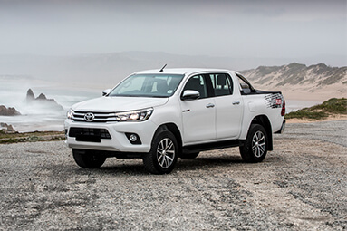 Toyota vehicles in the Hippo car guide